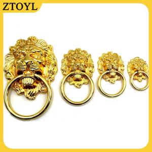 ZTOYL Núm và kéo tay nắm đầu sư tử bằng đồng cổ mới cho tủ quần áo tay nắm cửa Tủ Ngăn Kéo tay nắm cửa