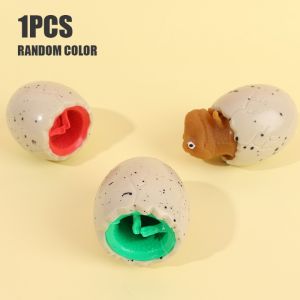 Emotional release Anxiety Relief Dinosaur squeeze cup Toy 1Pcs Random Squeeze Toy Dinosaur Pop Out Eggs Cute Sensory Squeeze Fidget Toys Decompression Gift For Kids