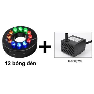 [SIÊU HÓT TẶNG KÈM ĐÈN LED] Bơm chìm mini 3W 4W 5W 8W 10W 15W - 220V Dùng cho tiểu cảnh - thác nước phong thuỷ -non bộ.
