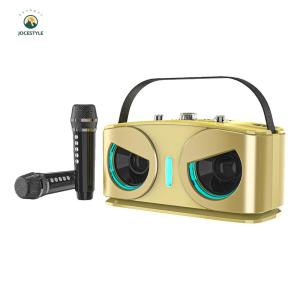 LovSpor❤ Portable BT Speaker System with 2 Microphones Rechargeable Battery for Adults Kids Home Party Gifts