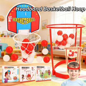 Head Hoop Basketball Game Toy Adjustable Kids Basket Net Headband Toys Parent Child Cooperative Game