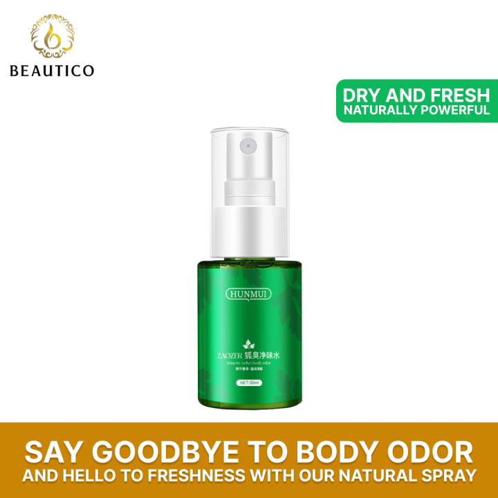 HUNMUI ZAOZER Underarm AntiPerspirant Spray (60ml) with Lemon extract Beyond Beautiful ALL