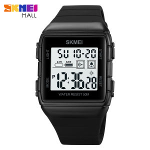 SKMEI 1960 Women Dual Time Sports Watch Alarm Chrono Countdown 50m Waterproof