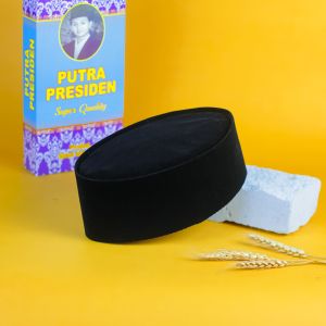 Peci Kopiah Hitam Polos AC Anak Dan Dewasa Putra Presiden Super Quality