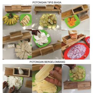 Pengiris Keripik || Pengiris Serbaguna || Pemotong Keripik KAYU JATI