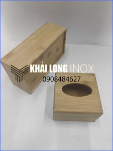 Hộp Đựng Khăn Giấy Bằng Tre 100% Tự Nhiên [Ảnh thật] [Giá hủy diệt] [Có sẵn]