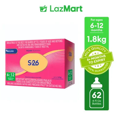 S-26 Milk Supplement for 6-12 Months Bag in a Box 1.8kg