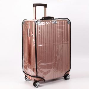 Transparent PVC Luggage Cover DustProof Waterproof Trolley Suitcase Cover Travel Case Elastic Cover 20"/22"/24"/26"/28"/30" Luggage Protectors Covers
