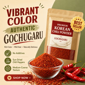 Korean Chili Powder Gochugaru 1KG | Spicy Cooking Seasoning for Authentic Kimchi & Samgyupsal