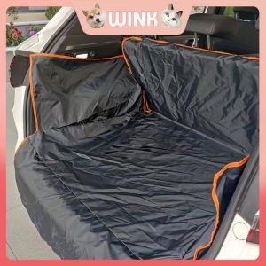 Pet car mat trunk liner seat cover waterproof non slip washable matibay sulit dog travel black