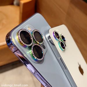 Dán bảo vệ từng mắt Camera 6 MÀU CẦU VỒNG TITAN GỢN SÓNG cho trái táo 11 / 12 / 13 / MINI / PRO / MAX