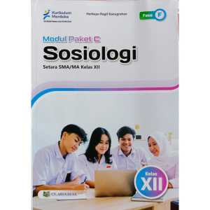 Ori Modul Paket C Buku Sosiologi Kelas 12 SMA Kurikulum Merdeka