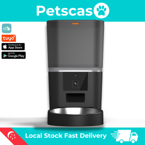 Petscaso 6L WIFI Pet Feeder with Camera – App Control Real-Time Monitoring Scheduled Auto Feeding