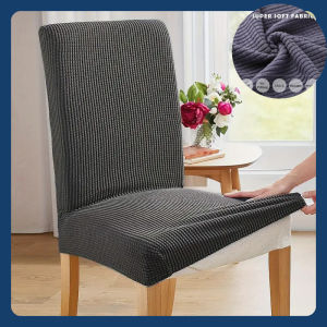 1PC Chair Cover Elastic Makeup Chair Cover Single Sofa Chair Washable Cover Universal Dining Chair Cover Kitchen Home Dining Chair Slipcovers Furniture Protector