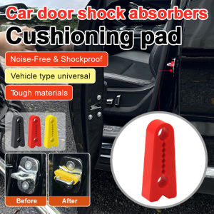 【Anti-Vibration & Noise Reduction Cushion】Car Door Silicone Shock Absorbing Pad /Silicone Bumper Strip/ Door Lock Buckle Protector Cushion/Auto Door Protection Universal Fit for Sedan SUV MPV