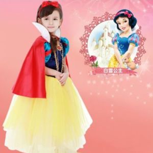 🍄 Váy Công Chúa Bạch Tuyết 2025 [10-35kg] - Đầm Hóa Trang Halloween Dành Cho Bé Gái
