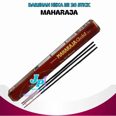 Dupa Hio MAHARAJA Hexa Kecil isi 20 Batang Stick By Darshan India Pengharum Ruangan Aromatherapy
