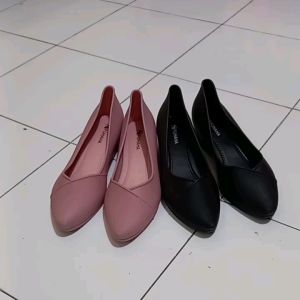 Sepatu Pantofel Karet Jelly Wedges Wanita Fuhaha TJ-710