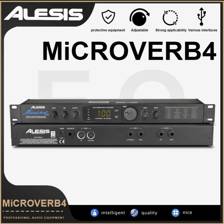 Alesis MicroVerb4 เครื่องปรับเอฟเฟคเสียงร้อง เอฟเฟกต์ดิจิตอลเวที KTV ...