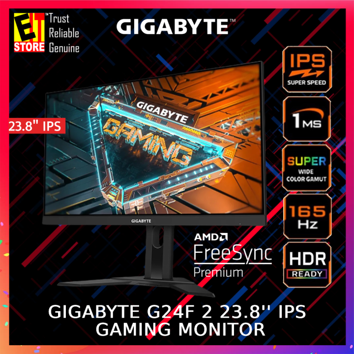 GIGABYTE MONITOR G24F 2 23.8in / GS27F 27in FHD / SUPER SPEED IPS / 1ms/ 165HZ OC 180HZ (G24F 2
