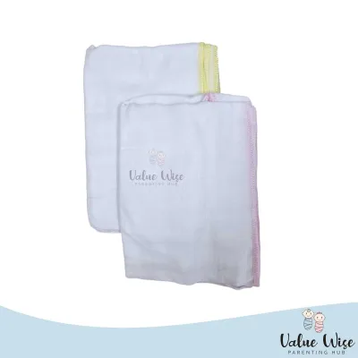 Value Wise Curity Gauze Baby Newborn Gauze Lampin 6 or 12 Cloth Diapers Soft Absorbent