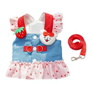 Cô Gái Mèo Ăn mặc trang phục cưới trang phục công chúa T-Shirt Puppy váy đi biển dâu tây tiệc tùng lễ hội trang phục