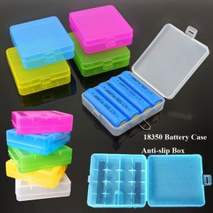 MINIAT Plastic Battery Case Anti-slip 4 AA AA 18650 Battery Box Coloful Rechargeable Battery Container 18350 Battery Holder