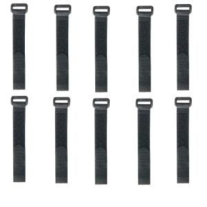 10pcs/lot 2cm * 20cm Nylon Reverse Buckle Fastener Tape Magic Hook Loop Fastener Cable Ties Strap Sticky Line Finishing
