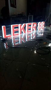 huruf timbul akrlik letter 10cm-50cm