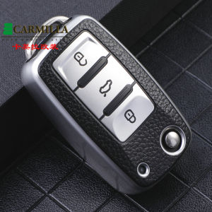 TPU Leather Car Key Cover Case for Volkswagen for VW Bora Polo Tiguan Jetta Passat B5 B6 B7 Golf Beetle for Skoda Octavia