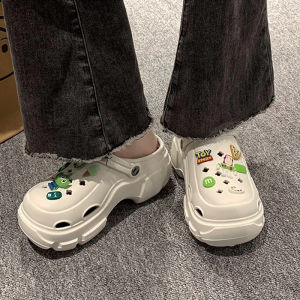 Wulove FLASH SALE รองเท้าแตะหัวโตแฟชั่น ตกแต่งการ์ตูนลายสุดน่ารัก ไม่เหมือนใคร แมทซ์กับกับสีรองเท้า สไตล์พื้นฐาน ใส่ได้ทุกโอกาสเลยน้าาา