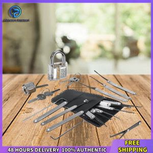 Winnereco Advanced Lock Pick Set with Ergonomic Handles and Key Extractor for Security Experts