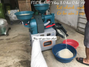 Máy xát gạo gia đình dùng điện 1 pha 220v máy xay gạo toàn phát TF56