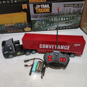 Xe Đầu Kéo Container Điều Khiển Từ Xa Sử Dụng PIn Sạc Hộp Màu Đẹp Phù Hợp Làm Quà Sinh Nhật Cho Bé