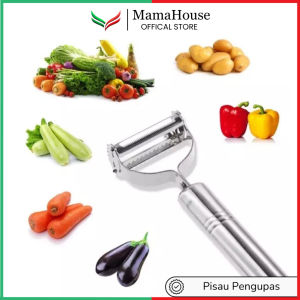 [MHS] Pisau Peeler 2in1 Pengupas Kulit Buah Sayur Stainless Steel Peeler