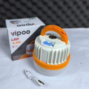 Lampu Emergency Vipoo 400W LED Lampu Darurat Teleskopik Emergency dengan Baterai Lithium A-400