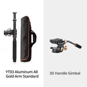 QZSD YT03 Tripod Boom Cross Arm Camera Extension Arm Horizontal Bar Overhead Multi-Angle Photography