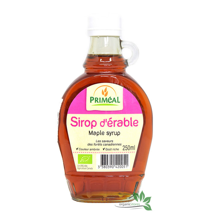Siro Lá Phong Hữu Cơ, Sirop d`Érable, Maple Syrup (250ml)
