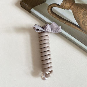 Japanese-style Telephone Wire Hair Tie Women Bubble Braid Hair Braider Pearl Bow High Elastic Hair Band Girl Head Accessories