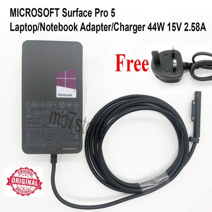 Microsoft Surface Pro 3/4/5/6 Laptop 2 Surface Go 44W 15V 2.58A Adapter Charger_Original