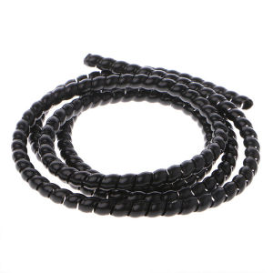 pamelaea 1m 10mm 14mm Colorful Spiral Wire Organizer Wrap Tube Flame retardant Cable Sleeve