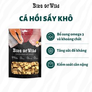 cá hồi sấy viên Biet of Wild sấy 40gr dành cho chó mèo- T3 PETS SHOP
