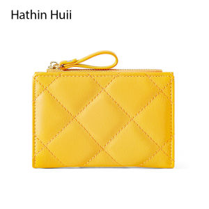 Hathinhuii - DOMPET LIPAT WANITA Dompet Pendek KULIT PU Leather PREMIUM KOREA IMPORT SLOT KARTU RESLETING KOIN