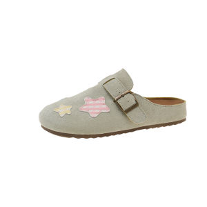 [Free Shipping] Queen-Style Retro Platform Sandals WomenS Summer Outdoor Wear New Half-Slipper Design