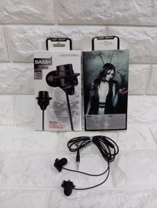 Handsfree Skull + Mic AT-236 Earphone Music Headset Extra Bass Skull Earphone