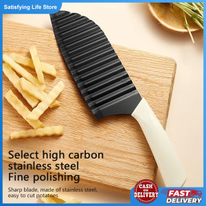 Kitchen Wave Ripple Knife Stainless Steel For Wolf Tooth Potato Fruit Vegetable Special Cutting