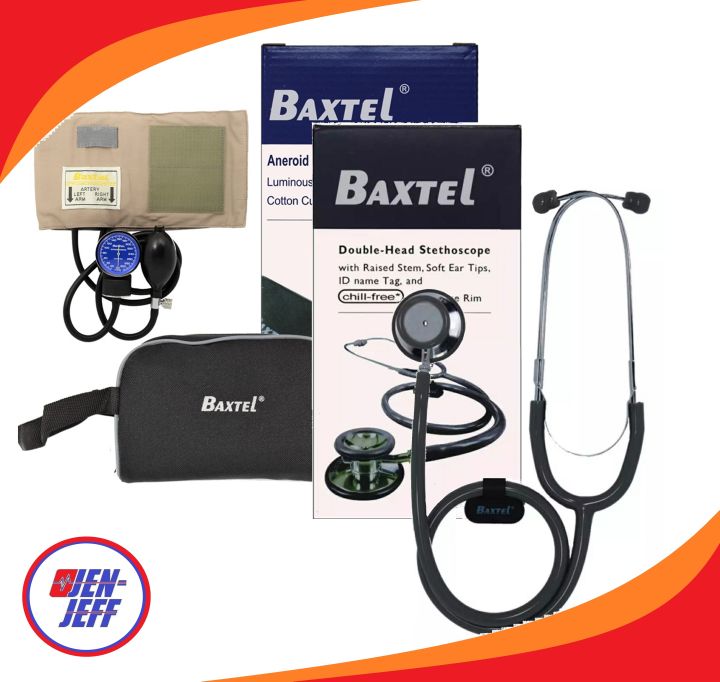 Baxtel Sphygmomanometer with Stethoscope Set Blood Pressure Monitor