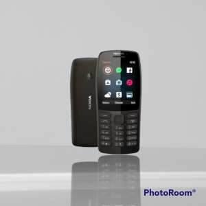 HP NOKIA 210 (BARU) [HITAM] [GARANSI 1 TAHUN] Memori Musik Kamera Bluetooth Radio MP3 Micro SD