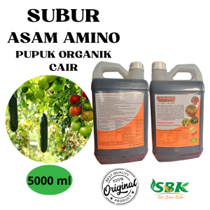 organik cair asam amino plus zpt anti stres menyuburkan media tanam Booster Jamur pangan horti kebun