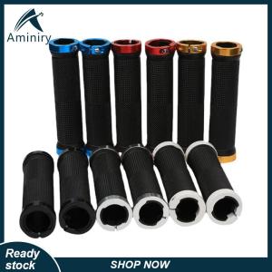 Aminiry[Love sports] 1 Pair Bicycle Cycling Handlebar Grips Double Grips Mountain Bike Bar Rubber MTB Grips